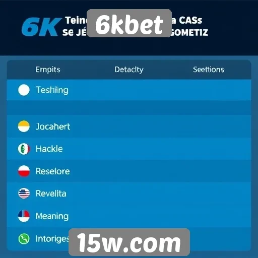 Métodos de pagamento aceitos no site 6kbet